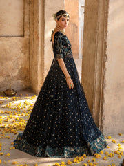 Rang Rasiya Shehnaiyan Embroidered Velvet Unstitched 3Pc Suit D-04 Sheherzade