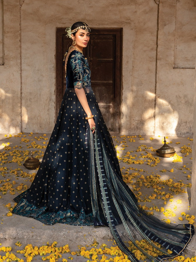 Rang Rasiya Shehnaiyan Embroidered Velvet Unstitched 3Pc Suit D-04 Sheherzade