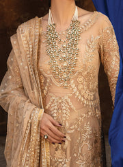 Rang Rasiya Shehnaiyan Embroidered Net Unstitched 3Pc Suit D-07 Zulaykha