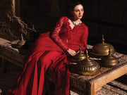Rang Rasiya Shehnaiyan Embroidered Net Unstitched 3Pc Suit D-08 Shahnoor