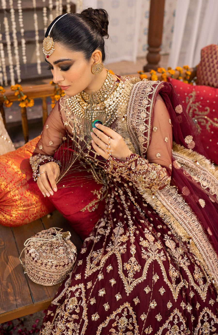 Zarin by Eleshia Unstitched Embroidered Net  3Pc Suit D-10 Avyanna