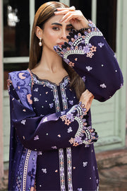 Farasha Embroidered Khaddar Unstitched 3Pc Suit - Dewsay