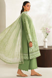 Farasha Summer Weaves Embroidered Lawn Unstitched 3Pc Suit - Dewy Sage