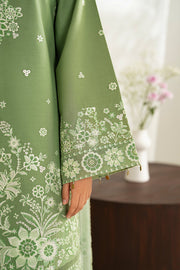 Farasha Summer Weaves Embroidered Lawn Unstitched 3Pc Suit - Dewy Sage