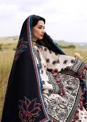 Hussain Rehar Embroidered Khaddar Unstitched 3Pc Suit - Dhanak