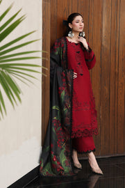 Rang Rasiya Florence Festive Embroidered Lawn Unstitched 3Pc Suit - DILARA