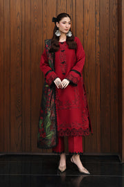 Rang Rasiya Florence Festive Embroidered Lawn Unstitched 3Pc Suit - DILARA