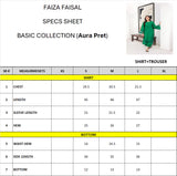 Faiza Faisal Aura Pret Embroidered Dobby Lawn 2Pc Suit - Dima