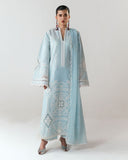 Jugnu Lahore Spring Summer Unstitched Embroidered Cotton 3Pc Suit - Dira