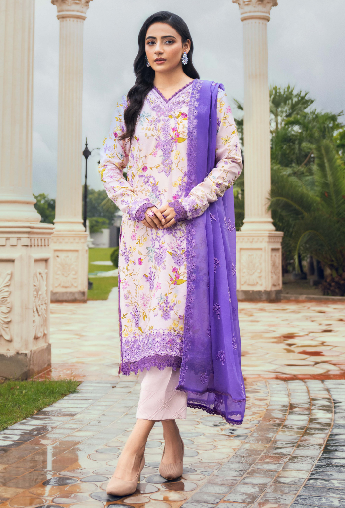 Diva by Humdum Embroidered Karandi Unstitched 3Pc Suit D-05
