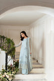 Azzal Mishri Festive Embroidered Organza Unstitched 3Pc Suit M-07 Diyar