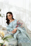 Azzal Mishri Festive Embroidered Organza Unstitched 3Pc Suit M-07 Diyar