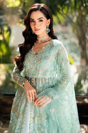 Mushq Mann Mein Tu Embroidered Net Unstitched 3Pc Suit MWD-06 DOU PAL