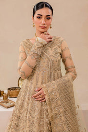 Farasha Luxury Formal Embroidered Net Unstitched 3Pc Suit - Dreamt Flair