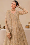 Farasha Luxury Formal Embroidered Net Unstitched 3Pc Suit - Dreamt Flair