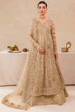 Farasha Luxury Formal Embroidered Net Unstitched 3Pc Suit - Dreamt Flair