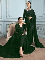 House of Nawab Gulmira Luxury Formal Chiffon Unstitched 3PC Suit 01-DUA-B