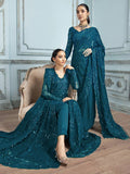 House of Nawab Gulmira Luxury Formal Chiffon Unstitched 3PC Suit 01-DUA-C