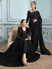 House of Nawab Gulmira Luxury Formal Chiffon Unstitched 3PC Suit 01-DUA-A