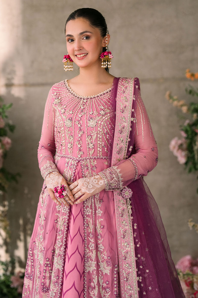 Mushq Mastani Evening Embroidered Chiffon Unstitched 3Pc Suit MCH-08 DUA