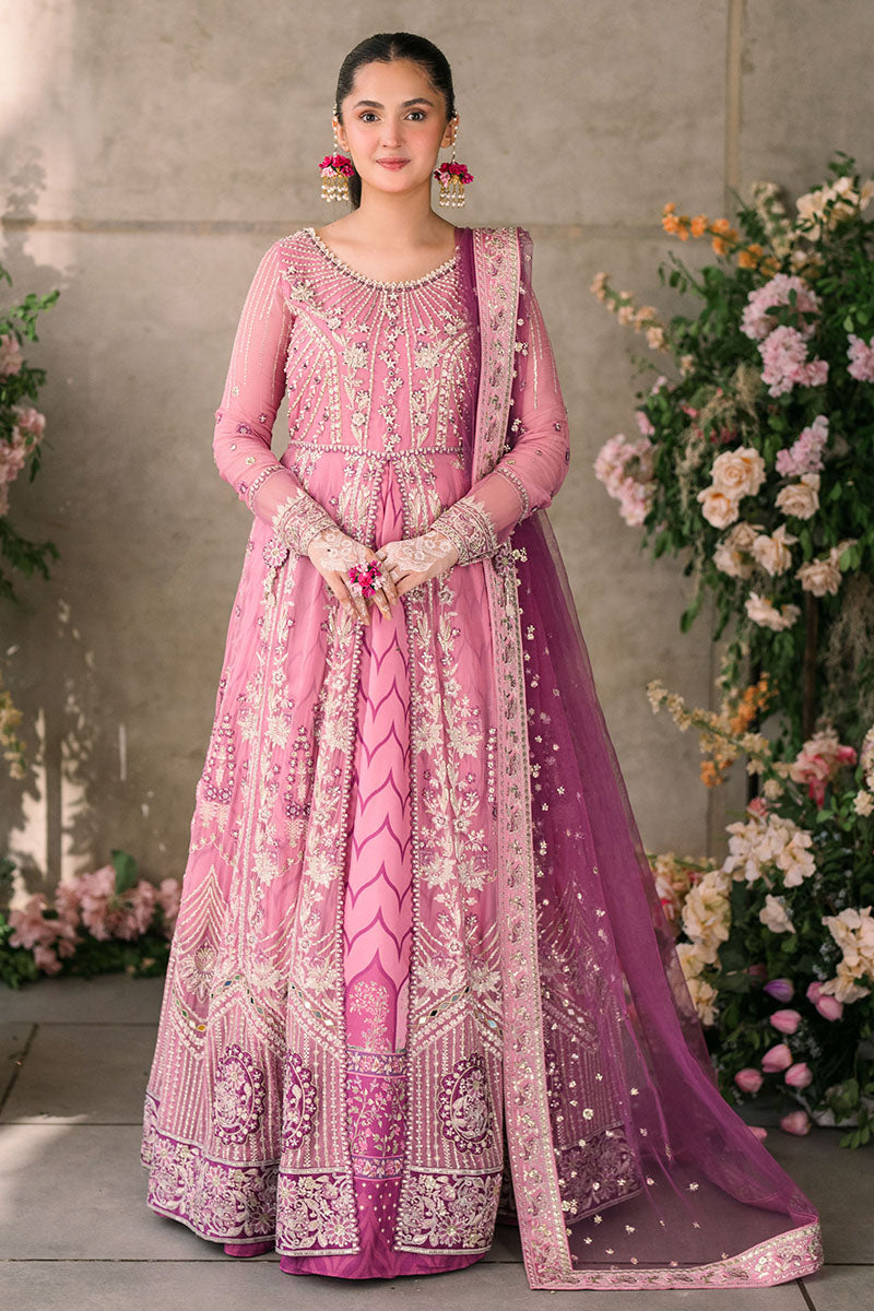 Mushq Mastani Evening Embroidered Chiffon Unstitched 3Pc Suit MCH-08 DUA