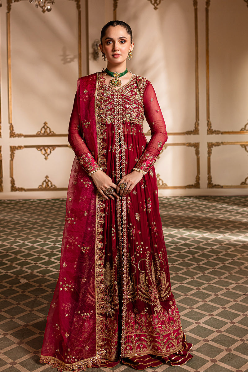 Roheenaz Naira Embroidered Chiffon Unstitched 3Pc Suit RNZ-01 Dua
