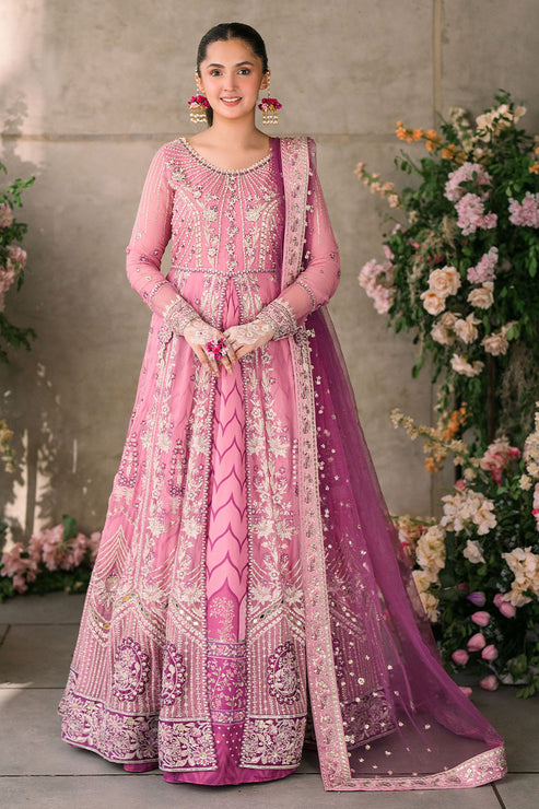 Mushq Mastani Evening Embroidered Chiffon Unstitched 3Pc Suit MCH-08 DUA