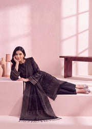 Zeenia Marina Vol-02 Digital Printed Dhanak Marina Unstitched 3Pc Suit DS-09 Dusk