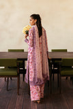 Afrozeh Daybreak Embroidered Lawn Unstitched 3Pc Suit - DUSK LACED