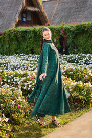Farasha Summer Escape Embroidered Lawn Unstitched 3Pc Suit - Dusken Jade