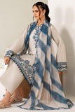 Farasha Summer Weaves Embroidered Lawn Unstitched 3Pc Suit - Dusty Marble
