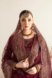 Ramsha Luxury Embroidered Organza Unstitched 3Pc Suit E-103