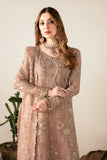 Ramsha Luxury Embroidered Organza Unstitched 3Pc Suit E-104