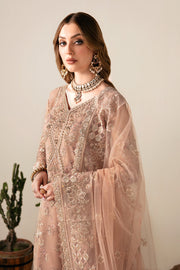 Ramsha Luxury Embroidered Organza Unstitched 3Pc Suit E-104