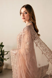 Ramsha Luxury Embroidered Organza Unstitched 3Pc Suit E-104