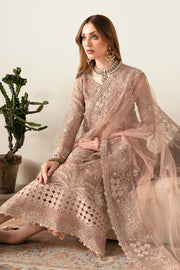 Ramsha Luxury Embroidered Organza Unstitched 3Pc Suit E-104