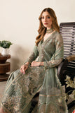 Ramsha Luxury Embroidered Organza Unstitched 3Pc Suit E-106
