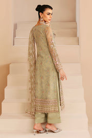 Ramsha Festive Vol-02 Embroidered Organza Unstitched 3Pc Suit E-208