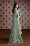 Ramsha Festive Luxury Embroidered Organza Unstitched 3Pc Suit E-301