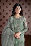 Ramsha Festive Luxury Embroidered Organza Unstitched 3Pc Suit E-301