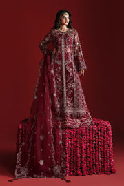 Ramsha Festive Luxury Embroidered Organza Unstitched 3Pc Suit E-304