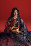 Ramsha Festive Luxury Embroidered Organza Unstitched 3Pc Suit E-305