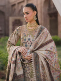 Eshaisha Embroidered Dhanak Unstitched 3Pc Suit EA-LW-5560