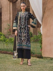 Eshaisha Embroidered Khaddar Unstitched 3Pc Suit EA-LW-5562