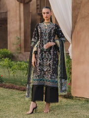 Eshaisha Embroidered Khaddar Unstitched 3Pc Suit EA-LW-5562