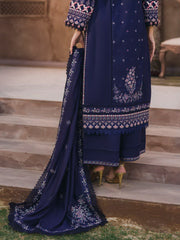 Eshaisha Embroidered Dhanak Unstitched 3Pc Suit EA-LW-5564