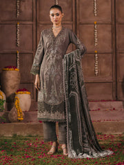 Eshaisha Embroidered Dhanak Unstitched 3Pc Suit EA-LW-5565