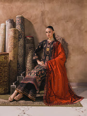 Eshaisha Embroidered Karandi Unstitched 3Pc Suit EA-LW-5567