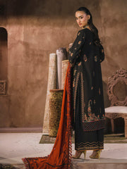 Eshaisha Embroidered Karandi Unstitched 3Pc Suit EA-LW-5567