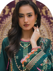 Eshaisha Embroidered Khaddar Unstitched 3Pc Suit EA-LW-5568